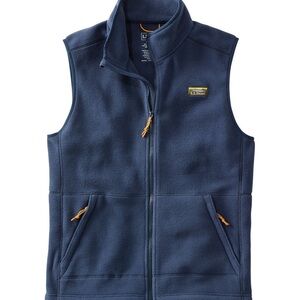 L.L. Bean Men's Mountain Classic Fleece Vest Nautical Navy